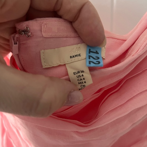 H&M Edition Ramie Bandeau Dress ** INFLUENCER FAVOURITE ** - Picture 7 of 8